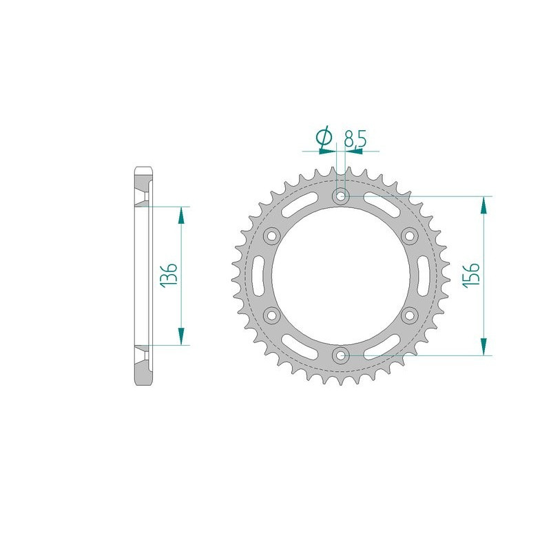 Kit chaine AFAM acier SUZUKI DR 650 SE T,V,W,X,Y,K1,K2,K3,K4,K5,K6 pas 525 1996 à 2006