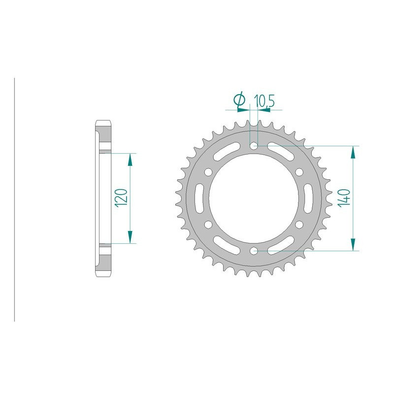 Kit chaine AFAM acier SUZUKI GSX-R 750 T,V pas 530 1996 à 1997