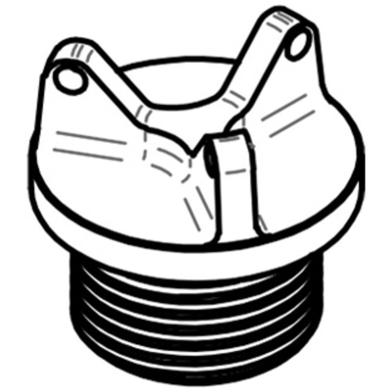 Bouchon de carter d'huile LIGHTECH 3 trous cobalt M24 x 2