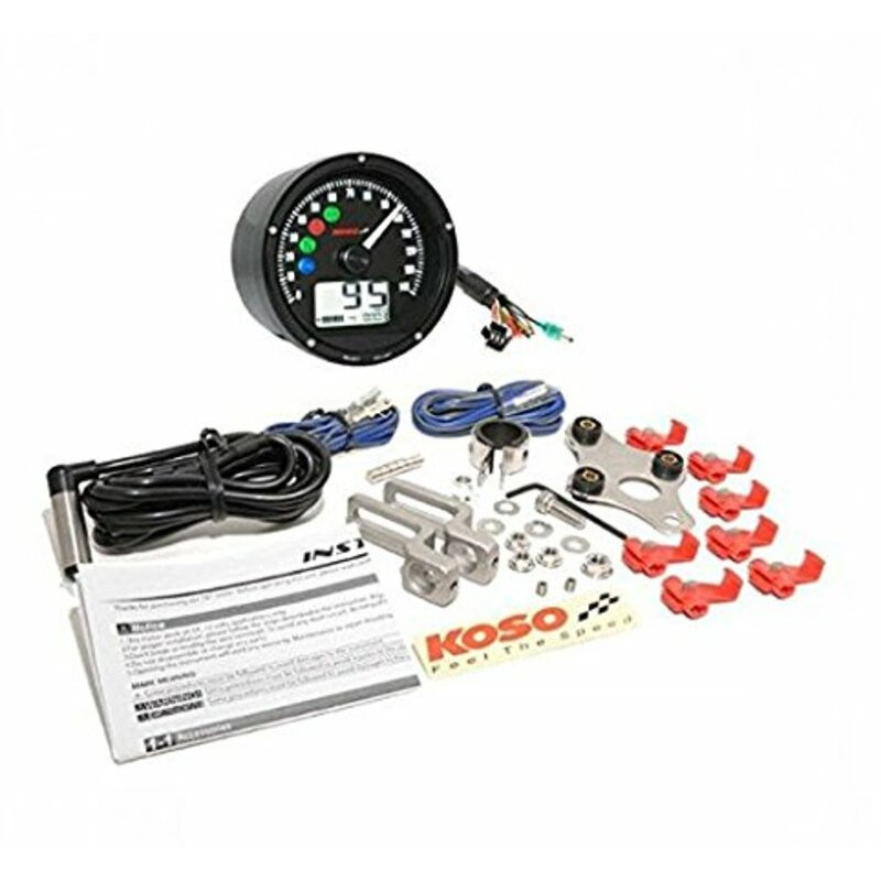 Compteur de vitesse KOSO D75 noir