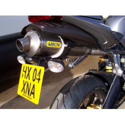 Support de plaque R&G RACING noir Triumph Daytona 675
