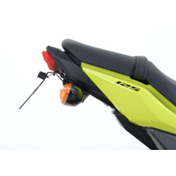 Support de plaque R&G RACING noir compatible clignotants origine Honda MSX125 2