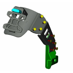 Support de plaque ACCESS DESIGN ''ras de roue'' noir Yamaha XSR900 2