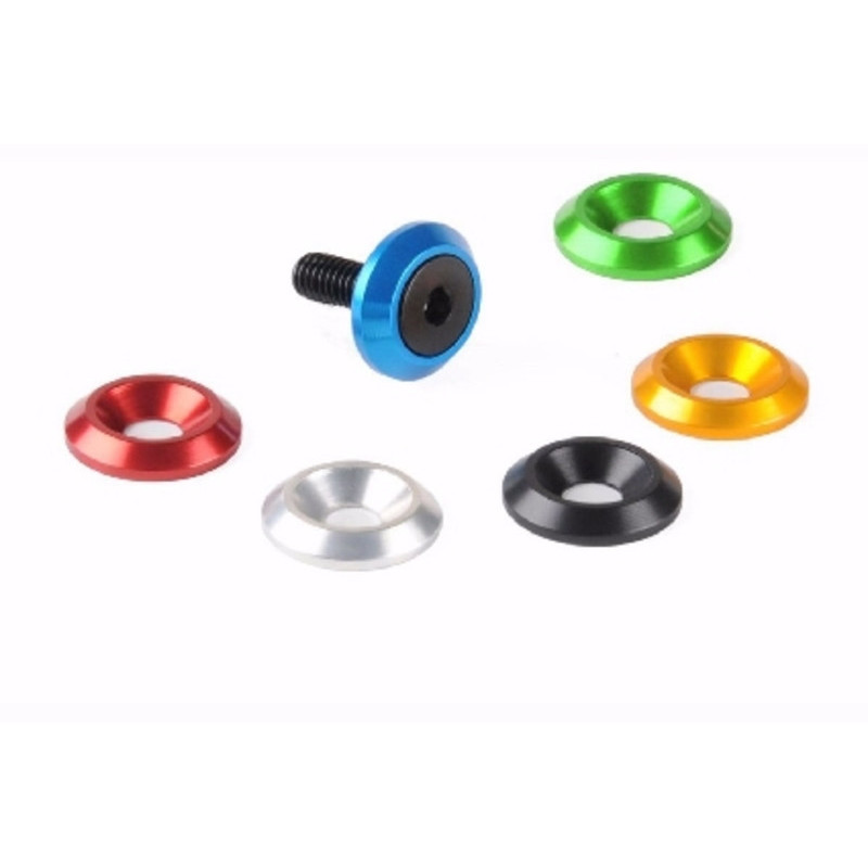 Kit vis LIGHTECH vis M8x30 noir + rondelle conique Ø8/25 cobalt