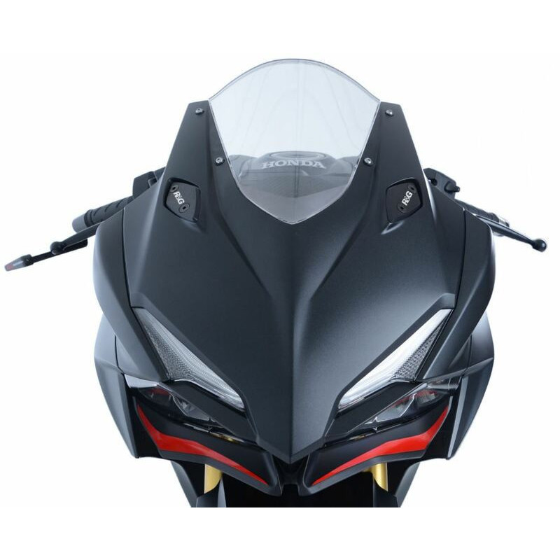 Cache-orifices rétroviseur R&G RACING - noir Honda CBR250RR