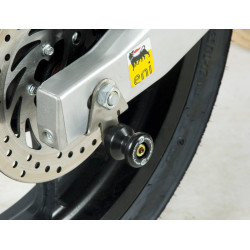 Pions de bras oscillant R&G RACING avec platine argent Aprilia RS4 50/125 2