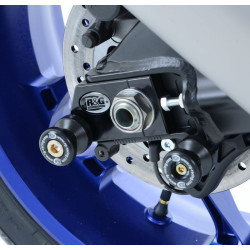 Pions de bras oscillant R&G RACING avec platine noir Yamaha YZF-R1 2