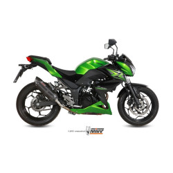Silencieux MIVV Suono inox brossé noir Kawasaki Z300 2