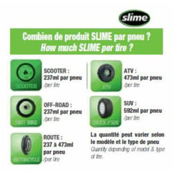 Kit SLIME chambre à air 237ML 2