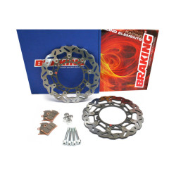 Kit Disque de frein Oversize BRAKING Wave flottant - 320 OKWK10