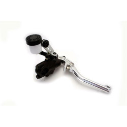 MAÎTRE-CYLINDRE DE FREIN Ø19 ROUTE COULE, LEVIER REPLIABLE AVEC RESERVOIR