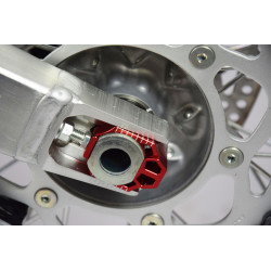 Tendeur de chaîne SCAR rouge Honda 2