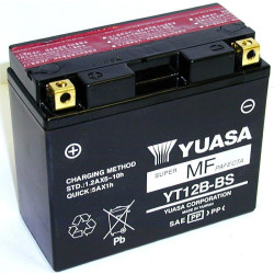 Batterie moto YUASA YT12B-BS