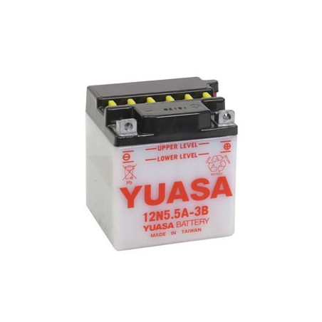 Batterie moto YUASA 12N5.5A-3B