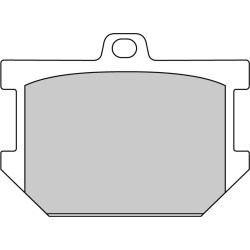 Plaquette moto Ferodo FDB177P Organic