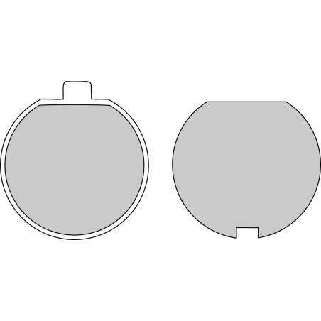 Plaquette moto Ferodo FDB181P Organic