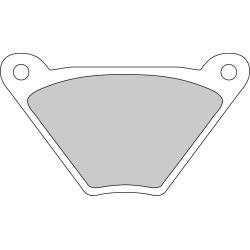 Plaquette moto Ferodo FDB185P Organic
