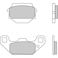 Plaquette moto Ferodo FDB2013SG Métallique Tout Terrain