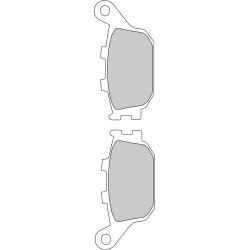 Plaquette moto Ferodo FDB754P Organic
