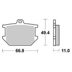 Plaquettes de freins AP RACING 2