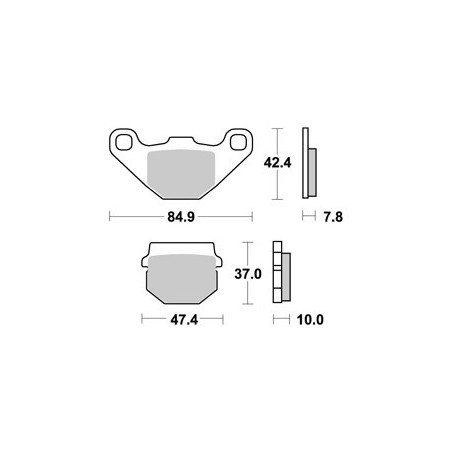 Plaquettes de freins AP RACING
