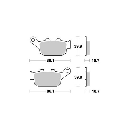 Plaquettes de freins AP RACING