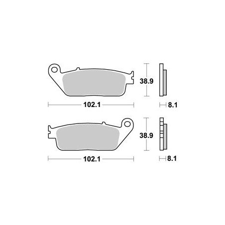 Plaquettes de freins AP RACING