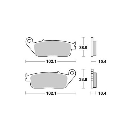 Plaquettes de freins AP RACING