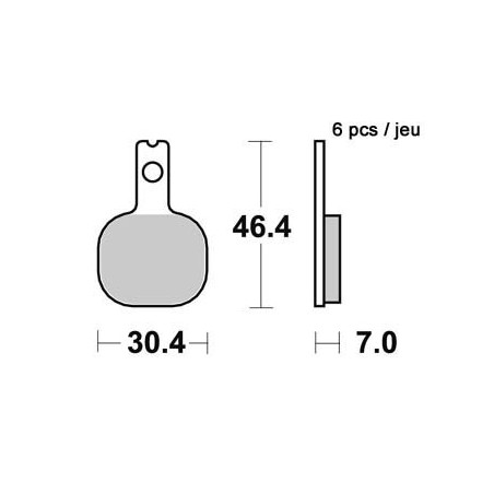 Plaquettes de freins AP RACING