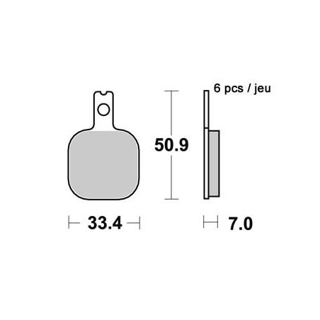 Plaquettes de freins AP RACING