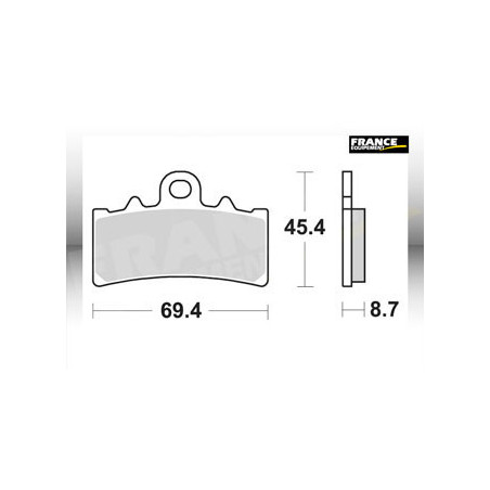 Plaquettes de freins AP RACING