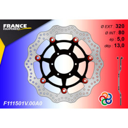 Disque de frein Gamme Essentiel FE.FL111501V / Oeillets Couleurs