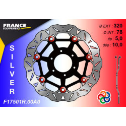Disque de frein Gamme Silver F17501R.00A0 / Oeillets Couleurs