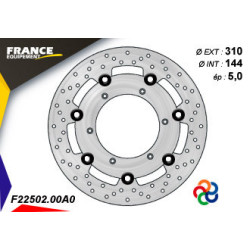 Disque de frein Gamme Essentiel FE.FL22502 / Oeillets Couleurs