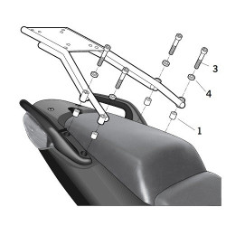 Porte paquet Shad Top Master H0CB10ST