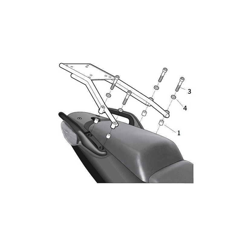 Porte paquet Shad Top Master H0CB10ST