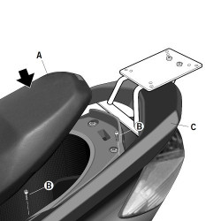 Porte paquet Shad Top Master Y0CY17ST