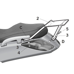 Porte paquet Shad Top Master Y0XM25ST