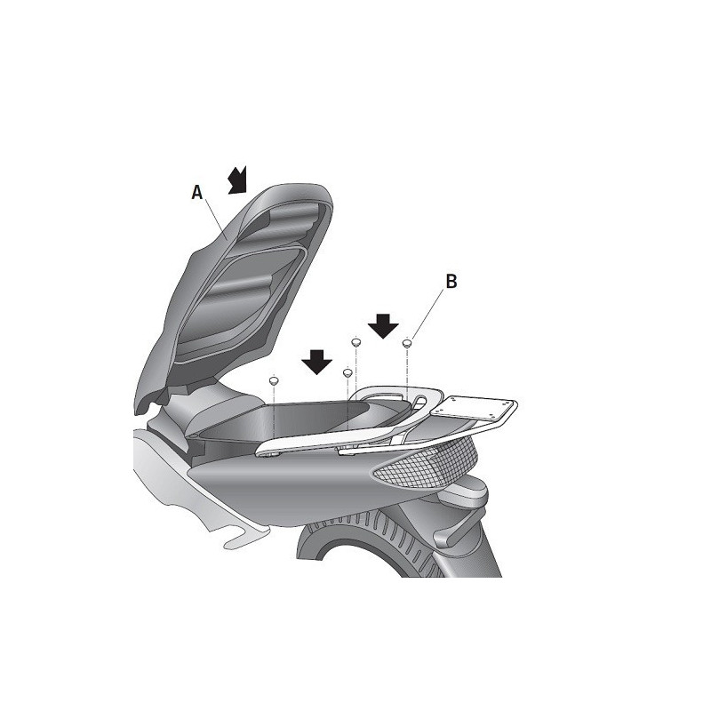 Porte paquet Shad Top Master Y0T51T