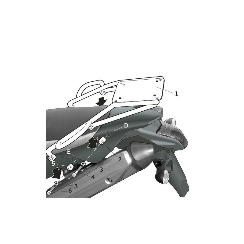 Porte paquet Shad Top Master Y0XT64ST