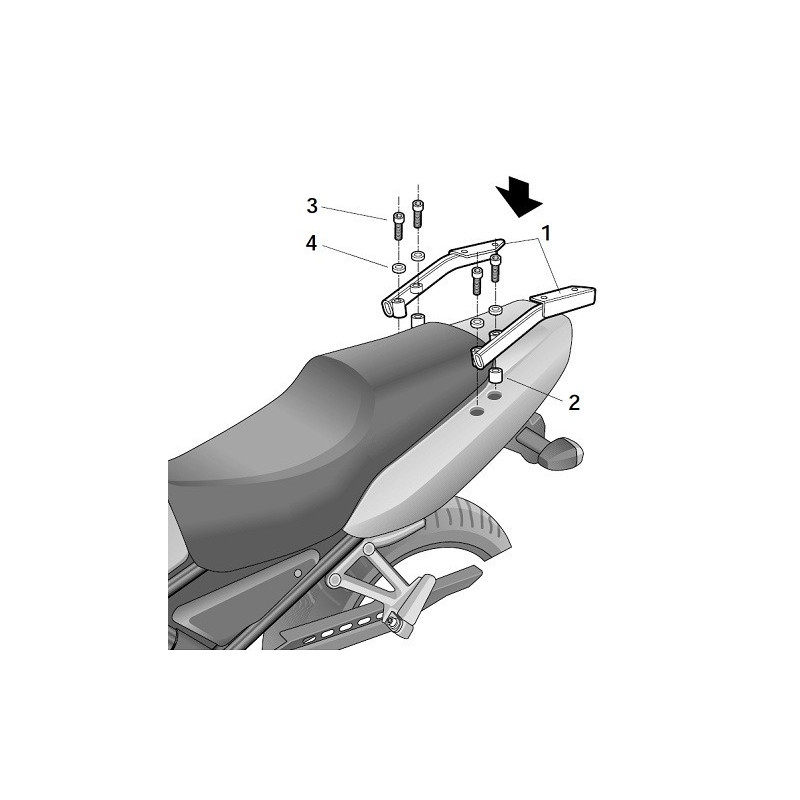 Porte paquet Shad Top Master Y0FZ61ST