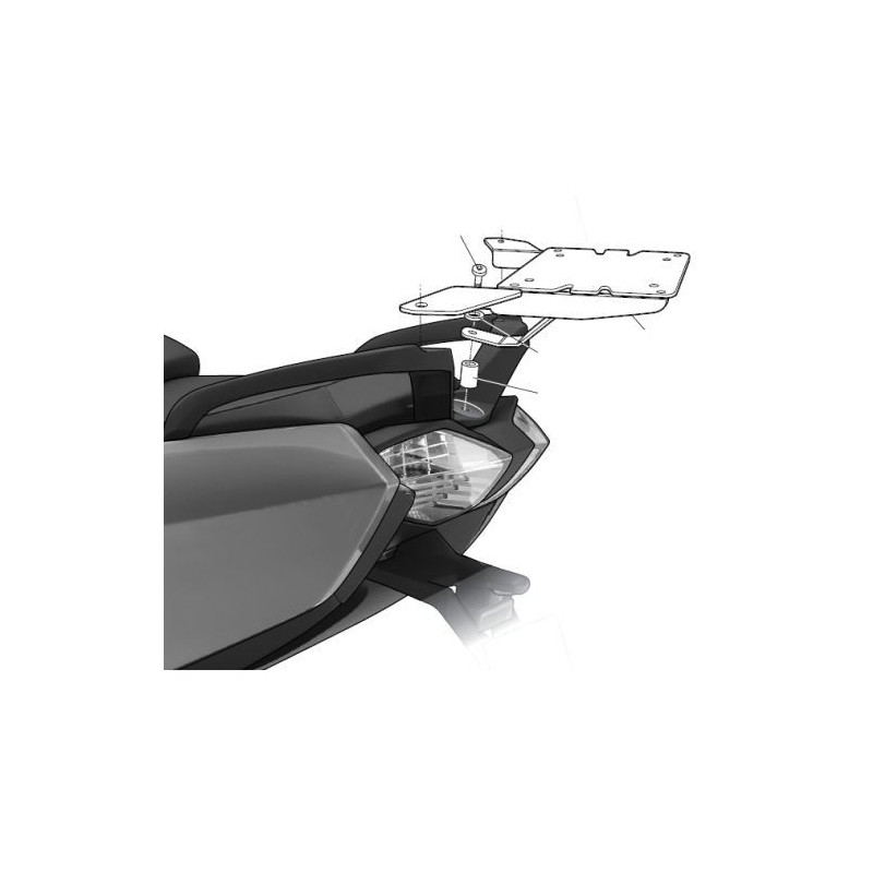 Porte paquet Shad Top Master W0CG62ST