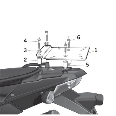 Porte paquet Shad Top Master BMW F800 GS F650 GS