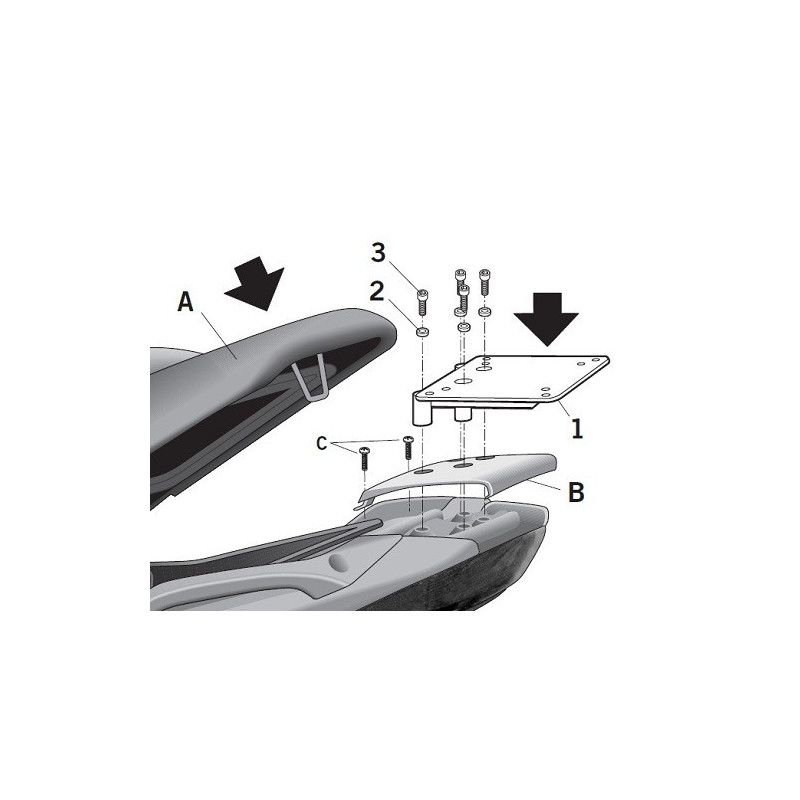 Porte paquet Shad Top Master G0NX56ST