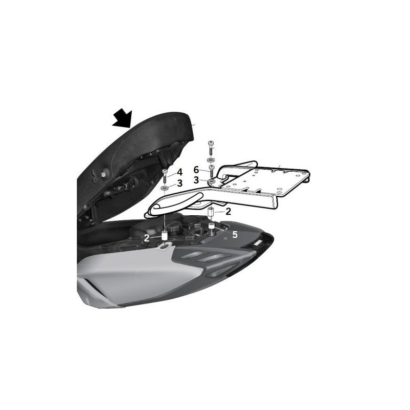 Porte paquet Shad Top Master V0TH11ST