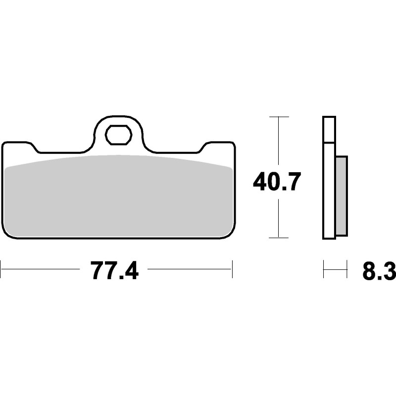 Plaquettes de frein moto SBS Racing Sinter 695RS