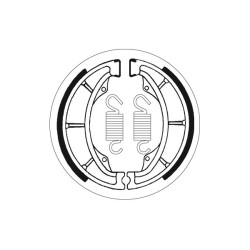 Machoires de frein moto SBS Organic 2014