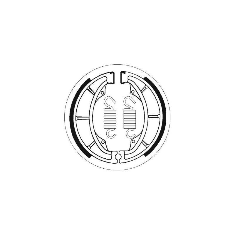 Machoires de frein moto SBS Organic 2014