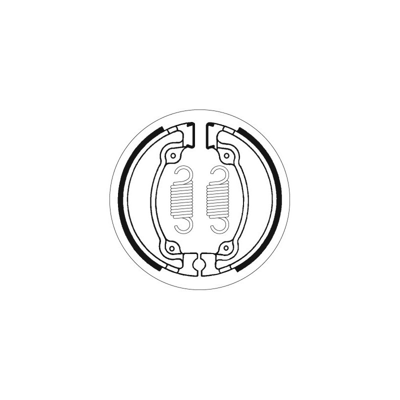 Machoires de frein moto SBS Organic 2026