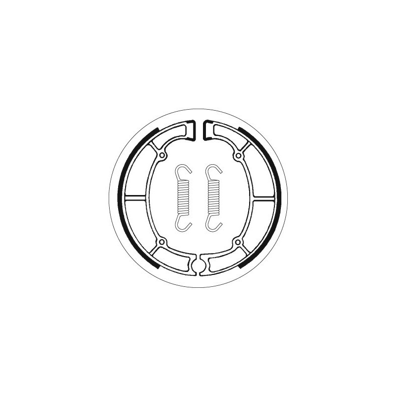 Machoires de frein moto SBS Organic 2060